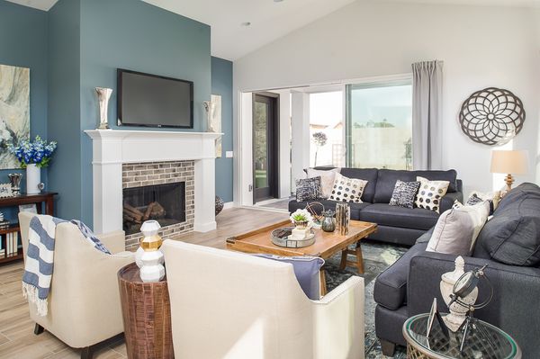 Fireplace at Family Room