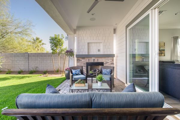 Patio with Fireplace
